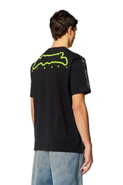 T-shirt with crease-effect print Diesel