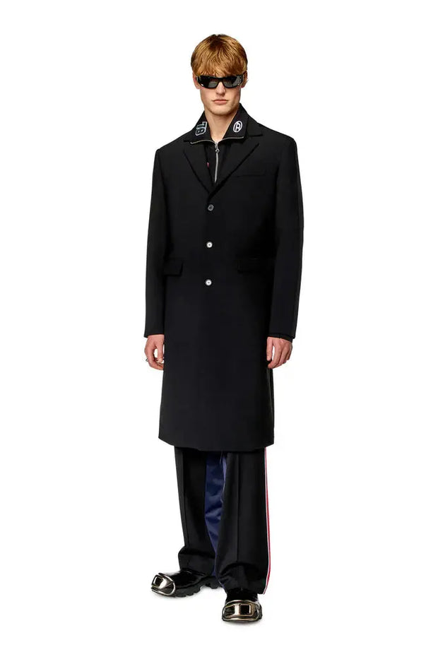 Half-zip shirt in jersey and poplin Diesel