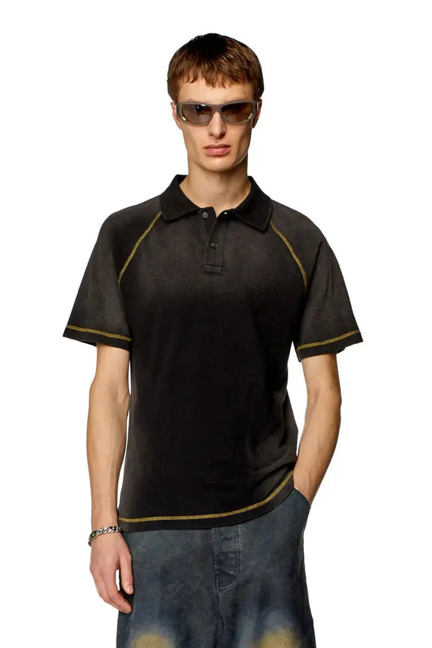 Polo shirt with sun-faded effects Diesel
