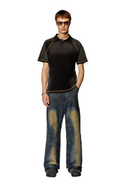 Polo shirt with sun-faded effects Diesel