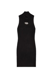 Short turtleneck dress in ribbed knit Diesel