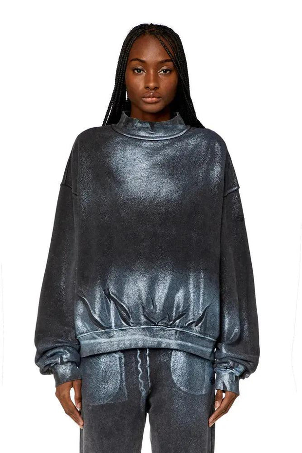 Faded metallic sweatshirt Diesel