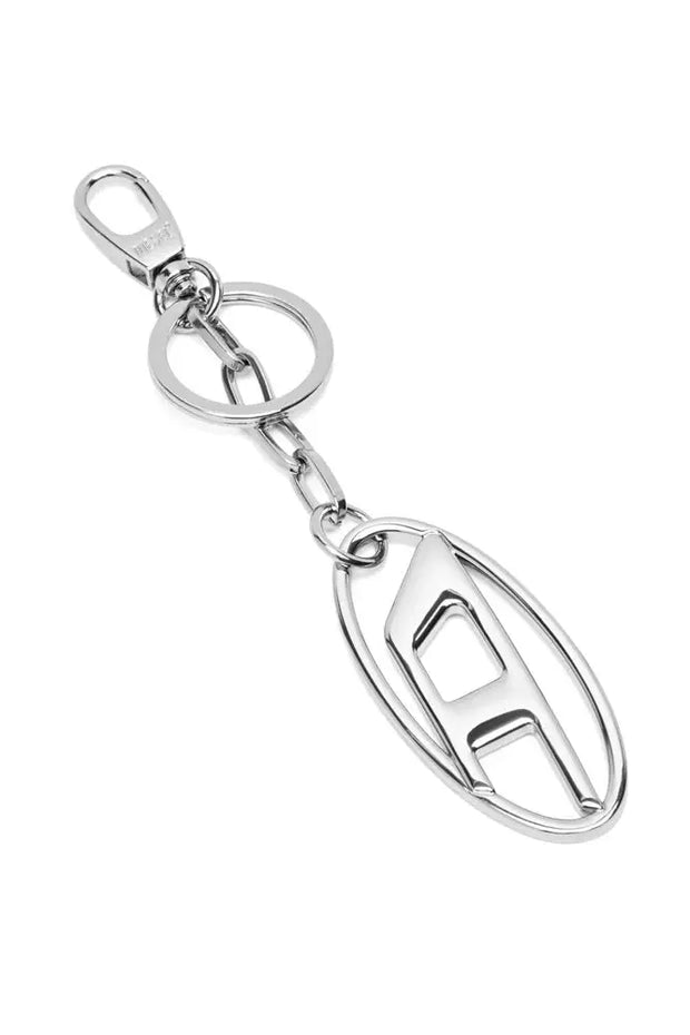 Metal keyring with logo plaque Diesel