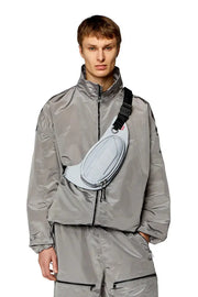 Fluid windbreaker in ciré nylon Diesel