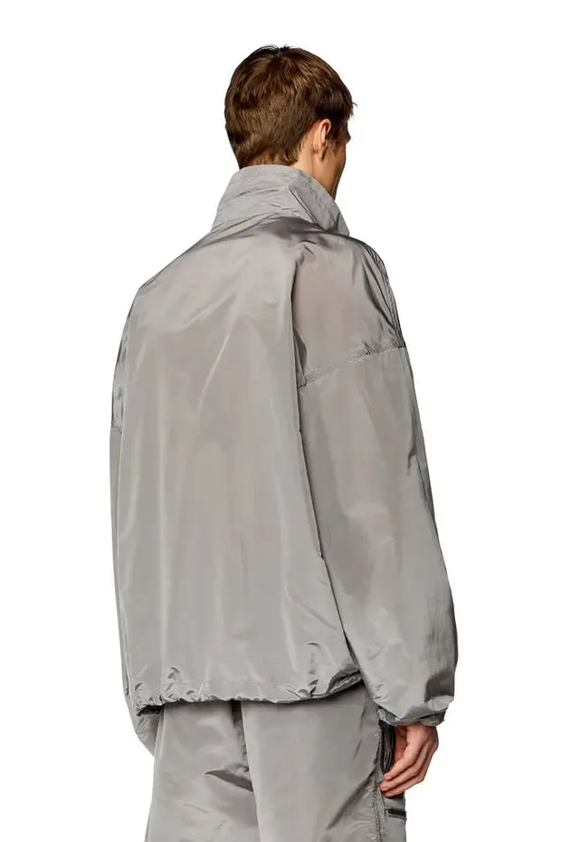 Fluid windbreaker in ciré nylon Diesel