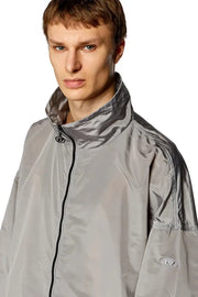 Fluid windbreaker in ciré nylon Diesel