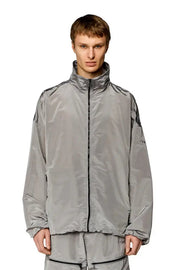 Fluid windbreaker in ciré nylon Diesel