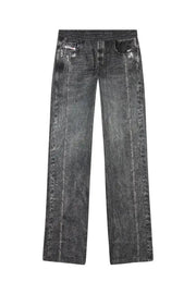 Track pants with denim print Diesel