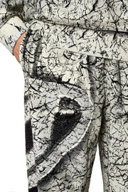 Track pants with cracked coating Diesel