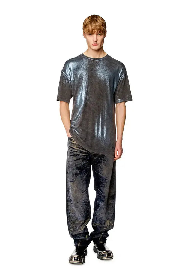 Faded metallic T-shirt Diesel