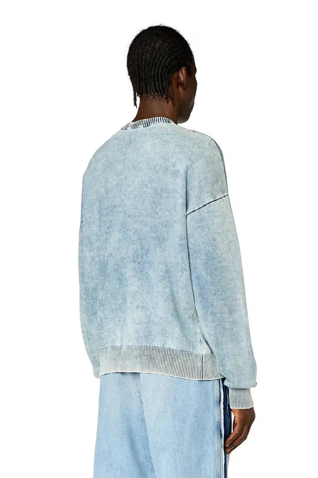 Jumper in indigo cotton Diesel
