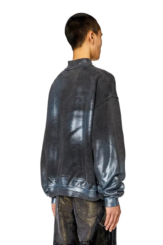 Faded metallic sweatshirt Diesel