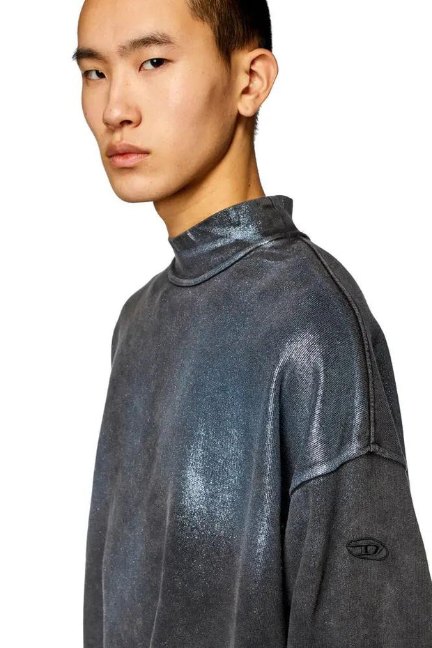 Faded metallic sweatshirt Diesel