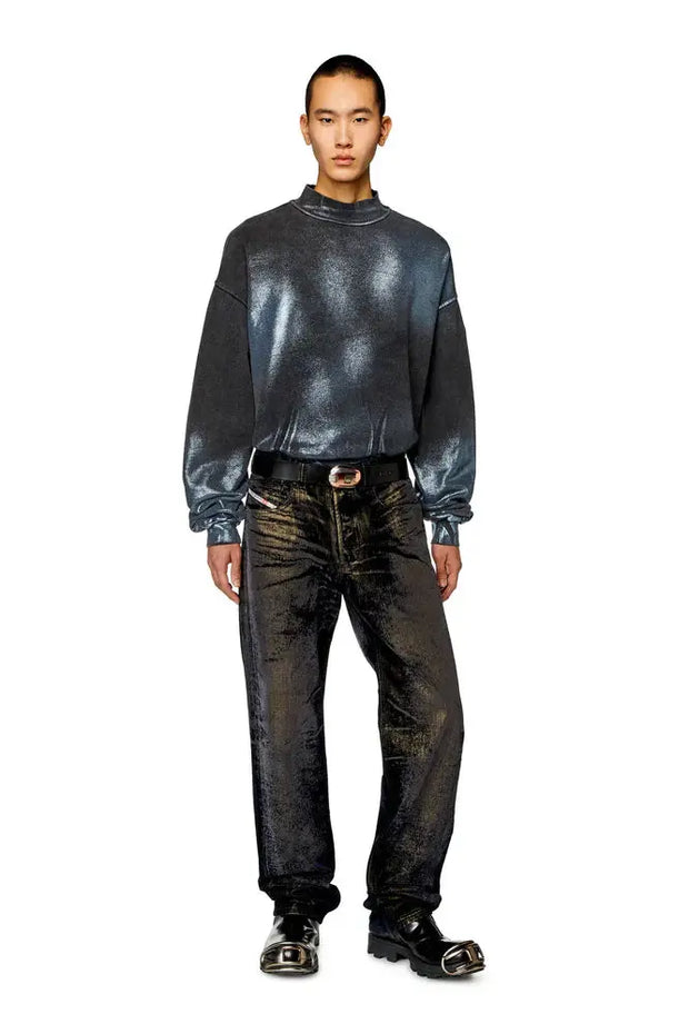 Faded metallic sweatshirt Diesel