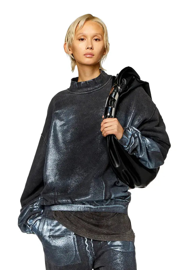 Faded metallic sweatshirt Diesel