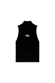 Ribbed-knit turtleneck top Diesel