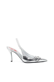 D-Venus Sb - Patent snake-effect slingback pumps Diesel