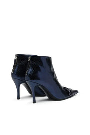 D-Venus-Patent snake-effect ankle boots Diesel