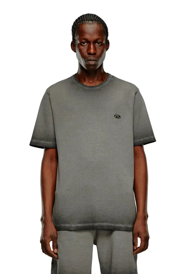 Waffle T-shirt with embroidered logo Diesel