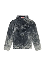Oval D hoodie in marble jersey Diesel