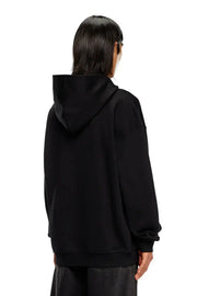 Hoodie with D logo patch Diesel
