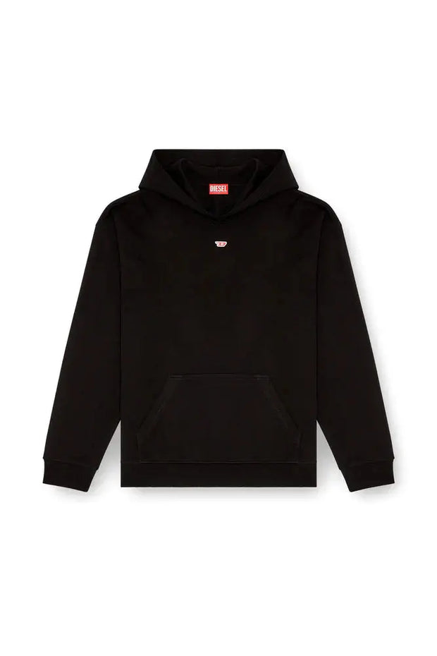 Hoodie with D logo patch Diesel
