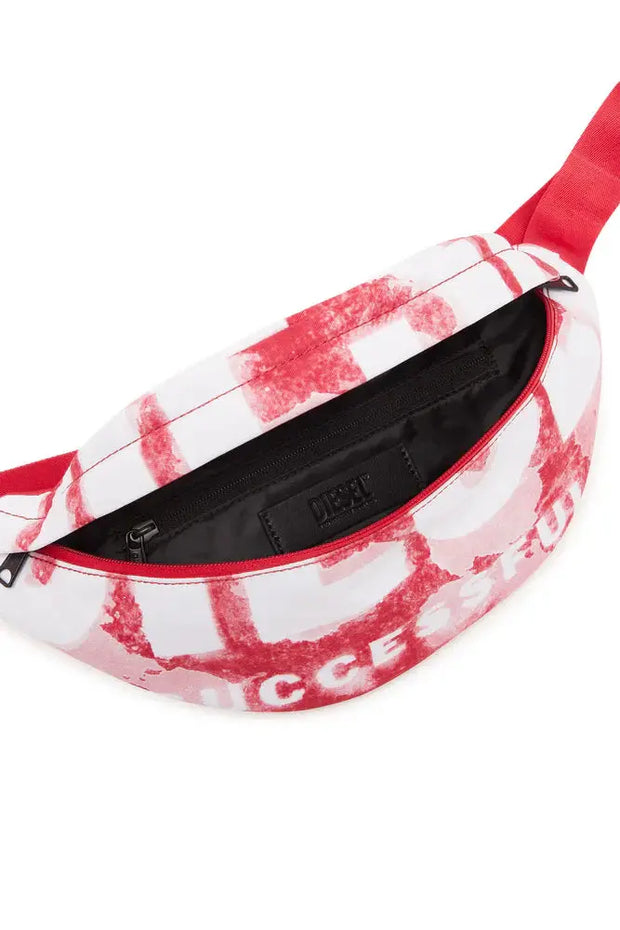 Rave Beltbag X - Belt bag in logo-printed fabric Diesel