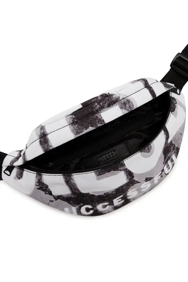 Rave Beltbag X - Belt bag in logo-printed fabric Diesel