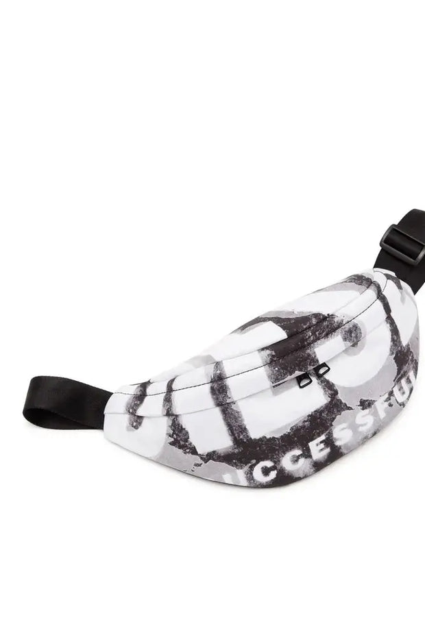 Rave Beltbag X - Belt bag in logo-printed fabric Diesel