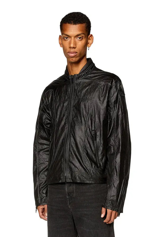 Nylon jacket with contrast detailing Diesel