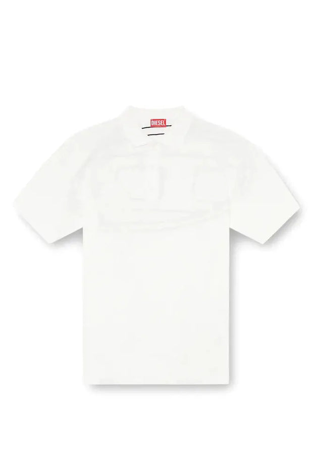 Polo shirt with maxi oval D embroidery Diesel